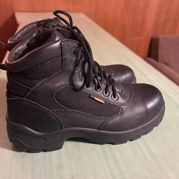 Worx Red Wing STK 5611 Waterproof Steel Toe Black EH Leather Boots Size 9 WW main image 5